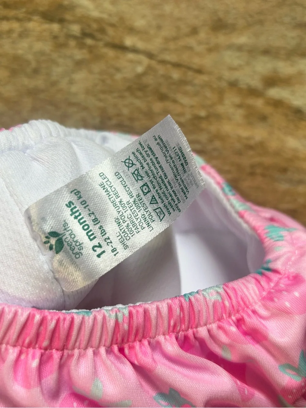 Baby Girl Swim Diaper and Water Shoes Bundle